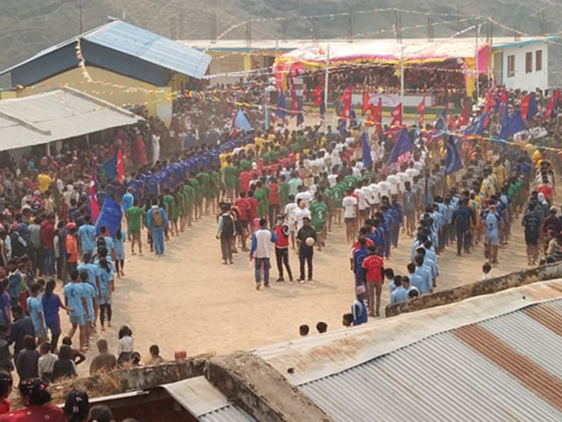 आठबीसकोटको दोस्रो राष्ट्रपति रनिङ शिल्ड गोतामकोटमा सुरु